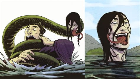 Nure-onna -  Mischievous Serpent Goddess & Protector Of Water? A Dive Into Japanese Folklore!