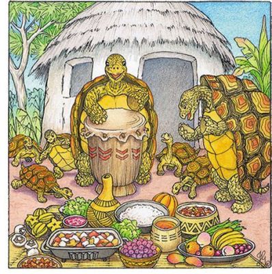  The Braided Tortoise: An 11th Century Nigerian Folk Tale Exploring Wisdom and Trickery!